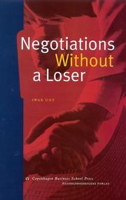 Negotiations without a loser by Iwar Unt