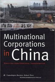 Cover of: Multinational Corporations in China: Benefiting from Structural Transformation (Asia Business Development)