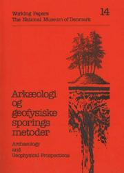 Cover of: Arkæologi og geofysiske sporingsmetoder = by Jens Tyge Møller, Jens Tyge Moller, Mogens Schou Jorgensen, Jytte Hostmark