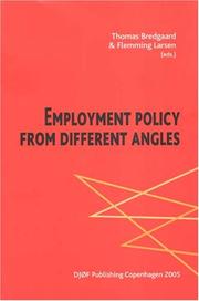 Cover of: Employment Policy from Different Angles