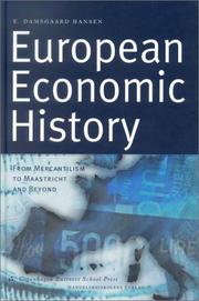 Cover of: European Economic History by E. Damsgaard Hansen