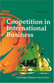Cover of: Coopetition in International Business