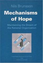 Cover of: Mechanisms of Hope by Nils Brunsson