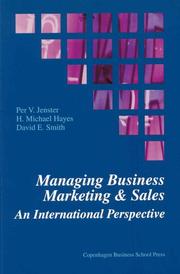 Cover of: Managing Business Marketing & Sales: An International Perspective