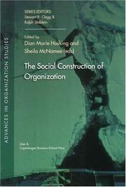 Cover of: The Social Construction of Organization (Advances in Organization Studies) (Advances in Organization Studies)
