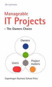 Cover of: Manageable IT Projects