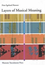 Cover of: Layers of Musical Meaning (Danish Humanist Texts and Studies) by Finn Egeland Hansen