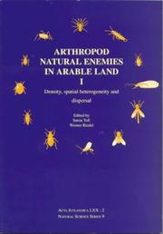 Arthropod natural enemies in arable land by Kees Booij, Loes Den Nijs