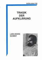 Cover of: Tragik Der Aufklarung (Sozialanalytik)