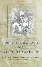 Cover of: A philosophical path for Paracelsian medicine by Jole Shackelford