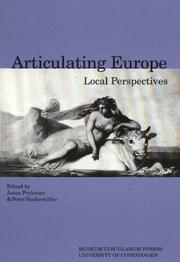 Cover of: Articulating Europe: Local Perspectives