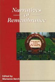 Cover of: Narratives of Remembrance