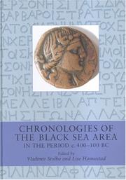 Cover of: Chronologies of the Black Sea area in the period, c. 400-100 BC