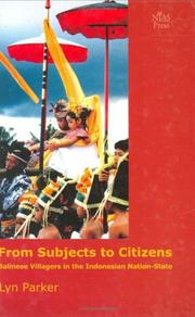 Cover of: From Subjects to Citizens by Lyn Parker, Lyn Parker
