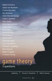Front cover of Game Theory by Unknown