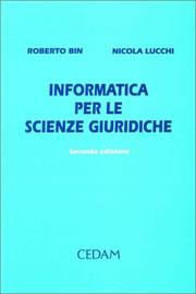 Cover of: Informatica per le scienze giuridiche