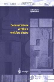 Cover of: Comunicazione verbale e emisfero destro (Metodologie Riabilitative in Logopedia)