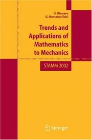 Cover of: Trend and Applications of Mathematics to Mechanics: STAMM 2002