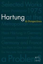 Cover of: Hartung: 10 Perspectives