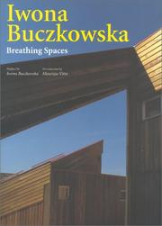 Cover of: Iwona Buczkowska: breathing spaces