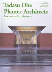 Cover of: Tadasu Ohe Plantec Architects