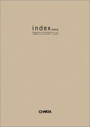 Cover of: Index 2003: American Academy in Rome