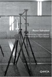 Cover of: Remo Salvadori: The Observer not the Object Observed