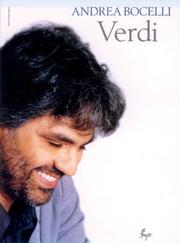Cover of: Adrea Bocelli Verdi by Andrea Bocelli