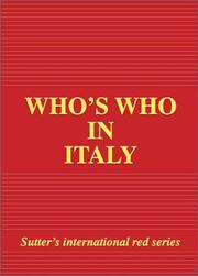 Cover of: Who's Who (Who's Who in Italy) by Giancarlo Colombo