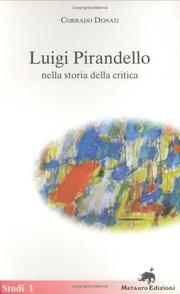 Cover of: Luigi Pirandello: nella storia della critica