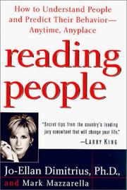 Cover of: Reading people: how to understand people and predict their behavior-- anytime, anyplace