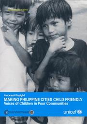 Making Philippine cities child friendly by Mary Racelis Hollnsteiner