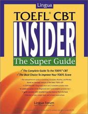 Cover of: Lingua TOEFL CBT Insider: The Super Guide