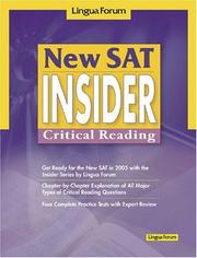 Cover of: New SAT Insider | Lingua Forum Project Team