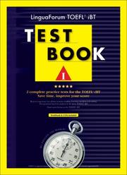 Cover of: LinguaForum TOEFL iBT Test Book I: 2 Complete Practice Tests for the TOEFL iBT (TOEFL Practice Test series)