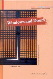 Cover of: Windows and Doors: A Study of Korean Architecture