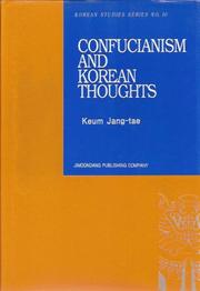 Cover of: Confucianism and Korean thoughts