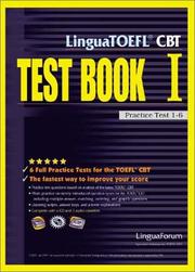 Cover of: Lingua TOEFL CBT Test Book I by Lingua Forum