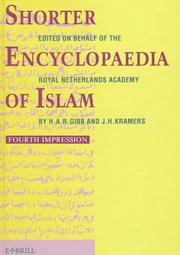 Cover of: Shorter encyclopaedia of Islam