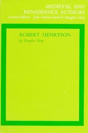 Robert Henryson by Gray, Douglas, Douglas Gray