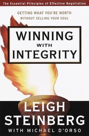 Cover of: Winning with integrity by Leigh Steinberg