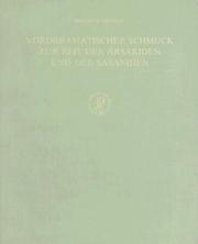 Cover of: Vorderasiatischer Schmuck Zur Zeit Der Arsakiden Und Der Sasaniden (Asian Studies)