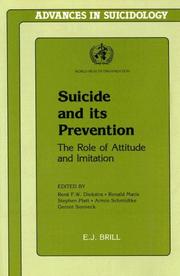 Cover of: Suicide and Its Prevention | 