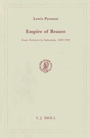 Cover of: Empire of reason by Lewis Pyenson