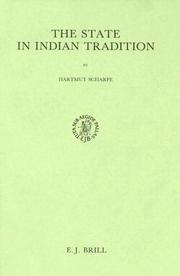 Cover of: The State in Indian Tradition (Handbuch Der Orientalistik Zweite Abteilung, Indien)