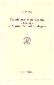 Cover of: Cosmic and meta-cosmic theology in Aristotle's lost dialogues