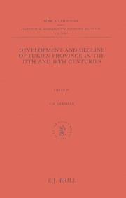 Cover of: Development and decline of Fukien Province in the 17th and 18th centuries by edited by E.B. Vermeer.