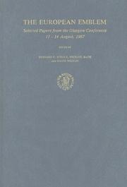 Cover of: The European emblem: selected papers from the Glasgow conference, 11-14 August, 1987