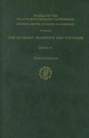 Cover of: The Sanskrit tradition and Tantrism