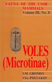 Cover of: Voles (Microtinae) (Microtinae)